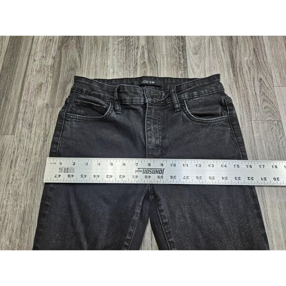 Joe's Jeans Jeans Womens 26 Black Charcoal Skinny Stretch Tapered Leg Denim - Picture 8 of 11